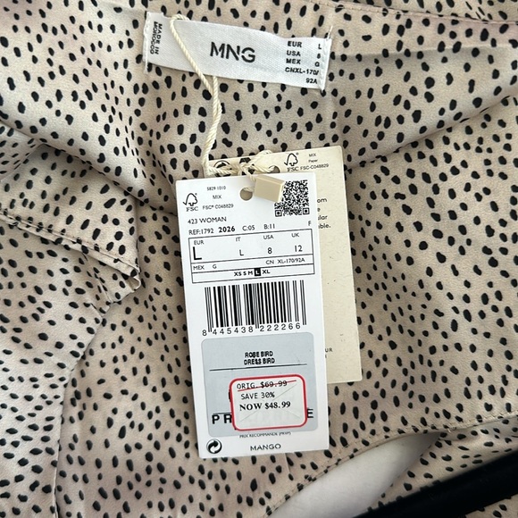 Mango Slip Dress - Picture 3 of 3